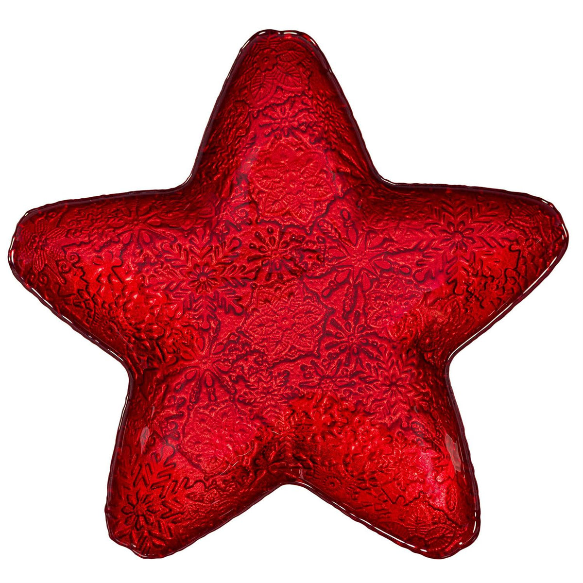 Heartfelt Cheer Glass Star Plate