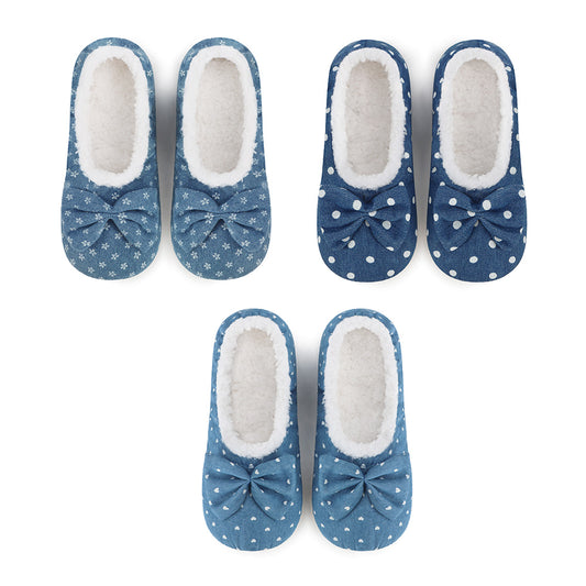Women's Denim Blues Snoozies