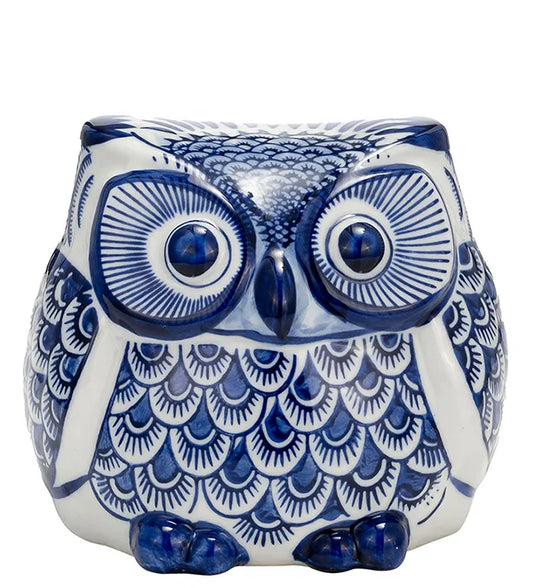 Chinoiserie Owl Figure