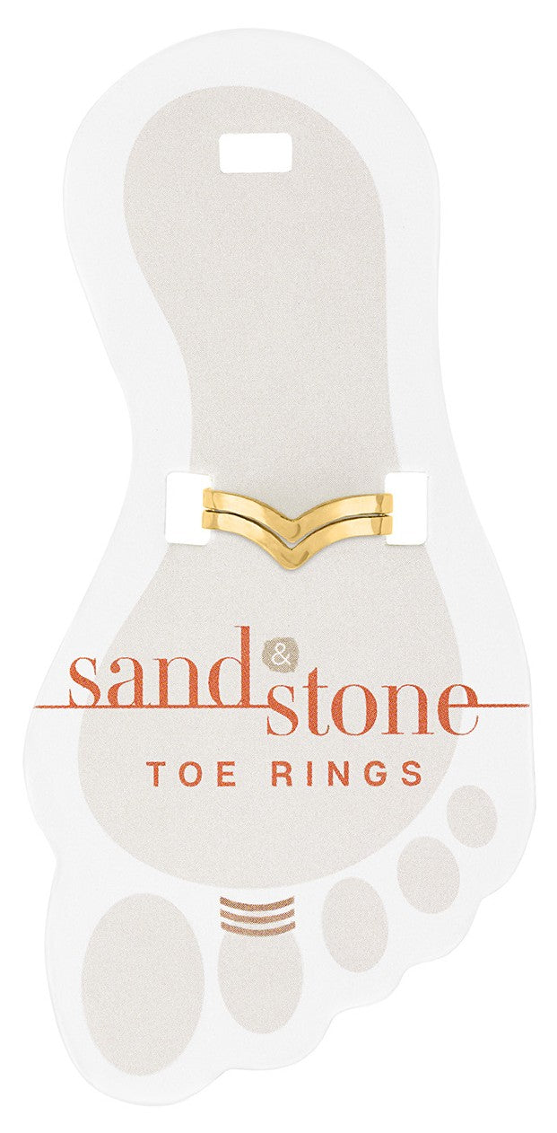 Sand & Stone Toe Rings