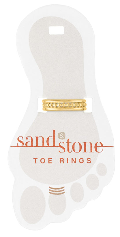 Sand & Stone Toe Rings