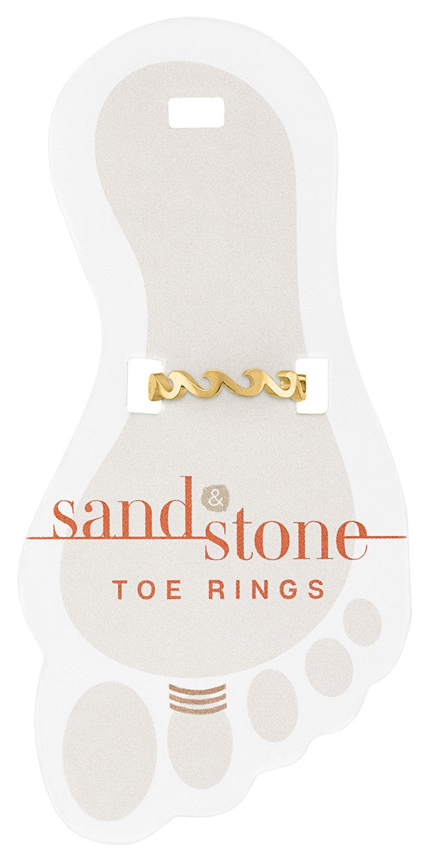 Sand & Stone Toe Rings