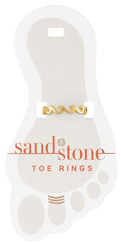 Sand & Stone Toe Rings