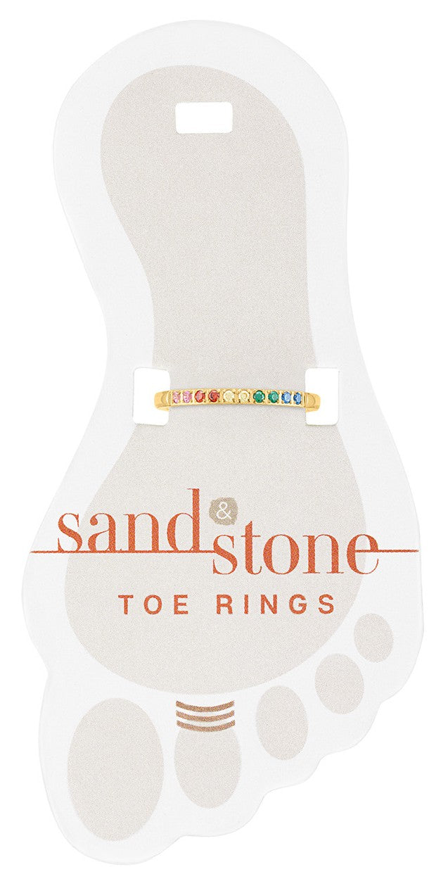 Sand & Stone Toe Rings