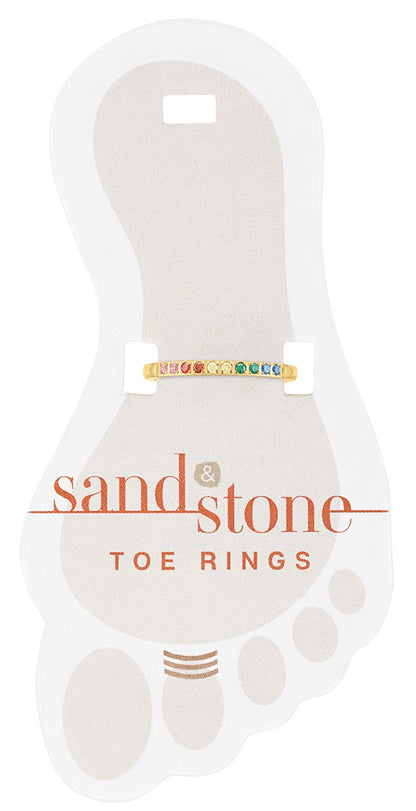 Sand & Stone Toe Rings