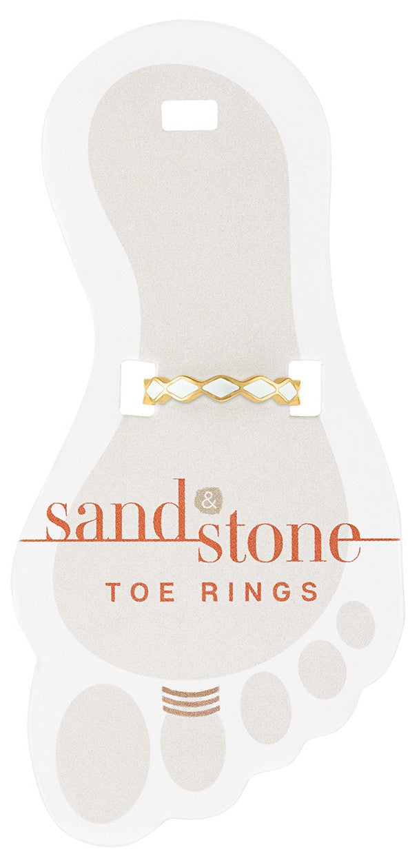 Sand & Stone Toe Rings