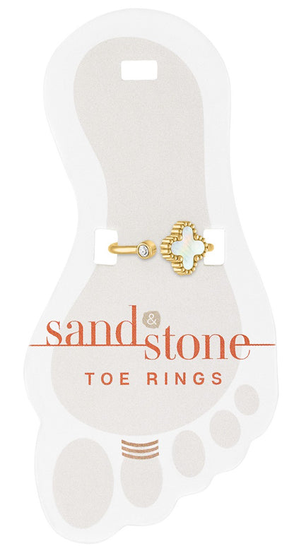 Sand & Stone Toe Rings