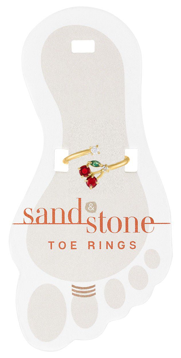 Sand & Stone Toe Rings