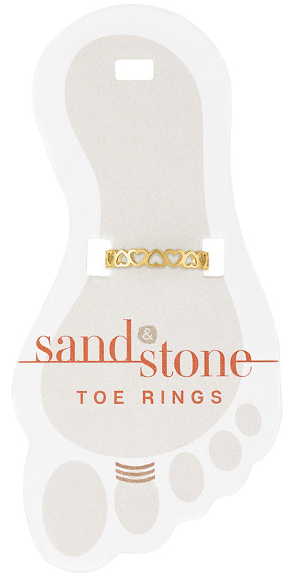 Sand & Stone Toe Rings