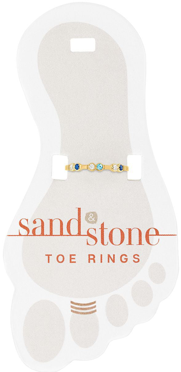 Sand & Stone Toe Rings