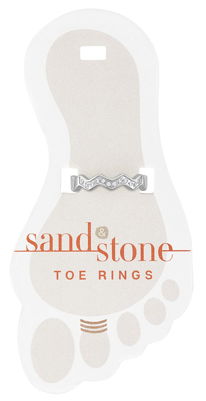 Sand & Stone Toe Rings