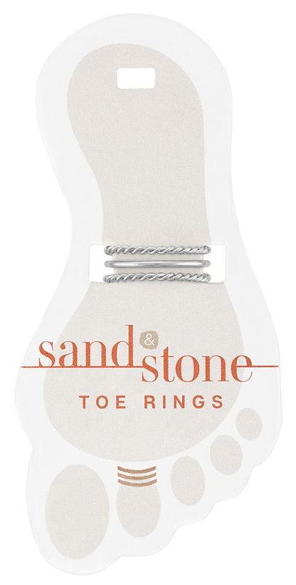 Sand & Stone Toe Rings