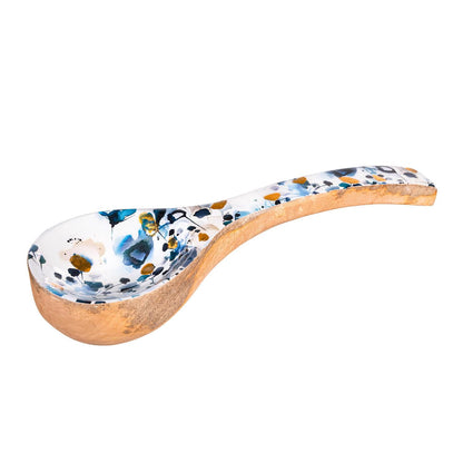 Gilded Meadow Wood Spoon Rest