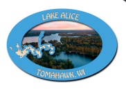 Tomahawk Lake Silhouette Magnets