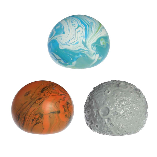 Earth Moon and Mars Balls