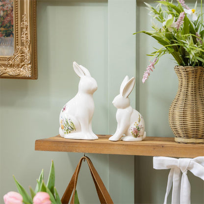 Floral Bunny Table Decor