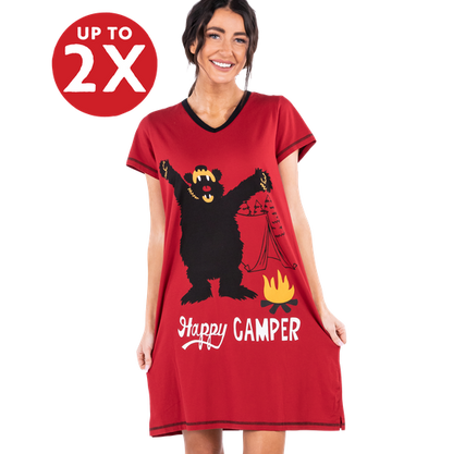 LazyOne Women's Vneck Nightshirt