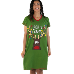 LazyOne Women's Vneck Nightshirt