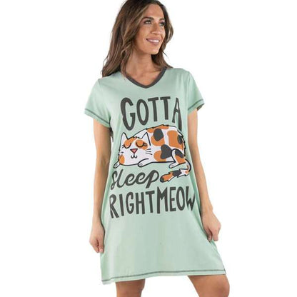 LazyOne Women's Vneck Nightshirt