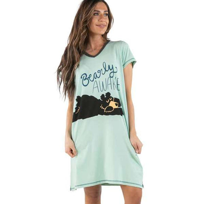 LazyOne Women's Vneck Nightshirt