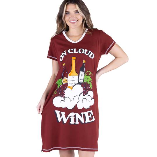 LazyOne Women's Vneck Nightshirt