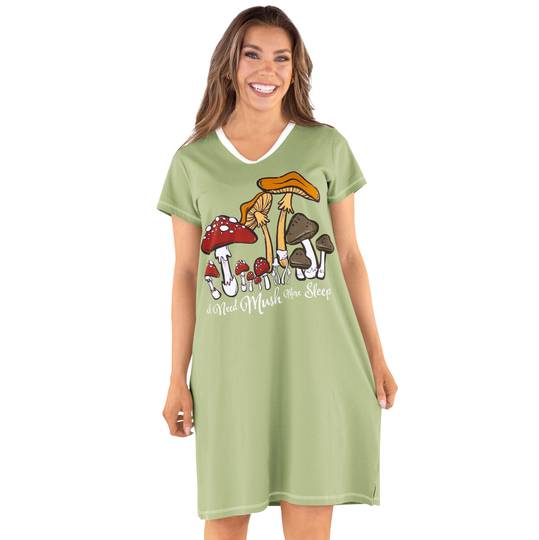 LazyOne Women's Vneck Nightshirt