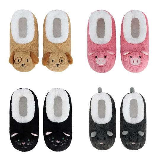 Kid's Furry Animal Slippers