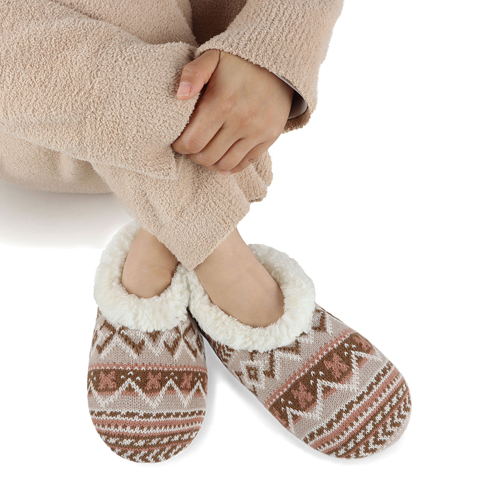 Snoozies Fairisle Cozy Slippers