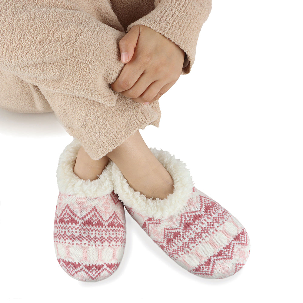 Snoozies Fairisle Cozy Slippers