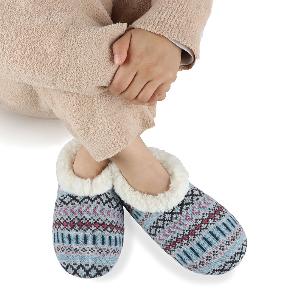 Snoozies Fairisle Cozy Slippers