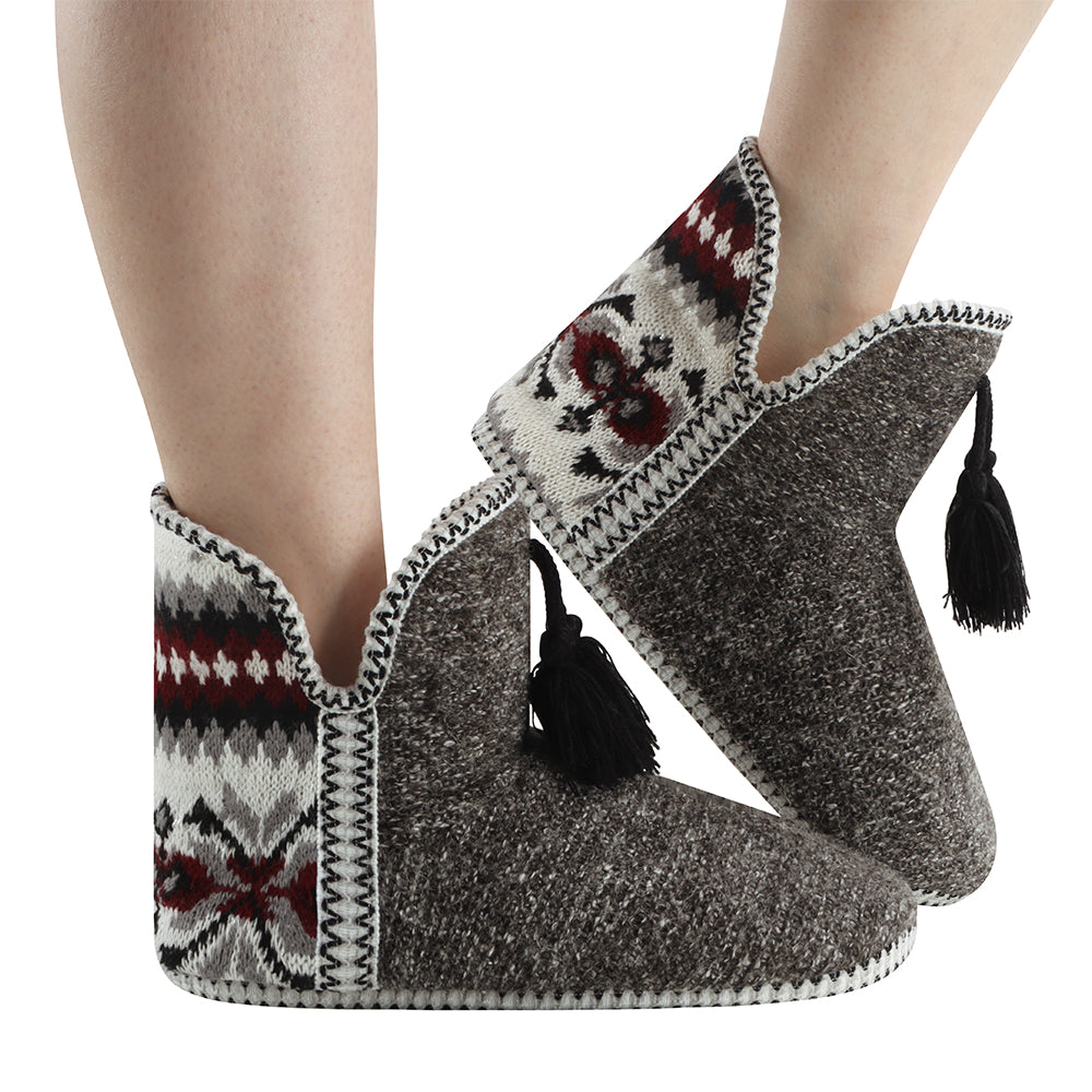 Snoozies Nordic Bootie Slipper