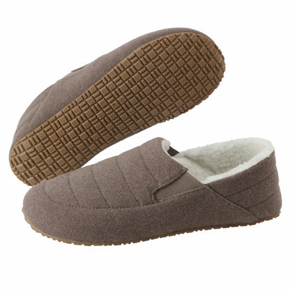 Snoozies Plush Quilted Premium Slipper