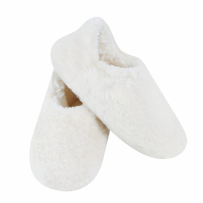 Snoozies Women's Snowball Faux Fir Cutback