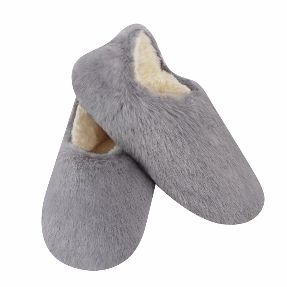 Snoozies Women's Snowball Faux Fir Cutback