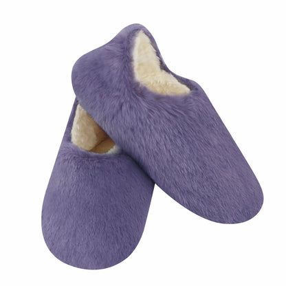Snoozies Women's Snowball Faux Fir Cutback