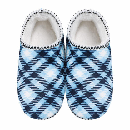 Snoozies Women's Velour Plaid Cabin Bootie