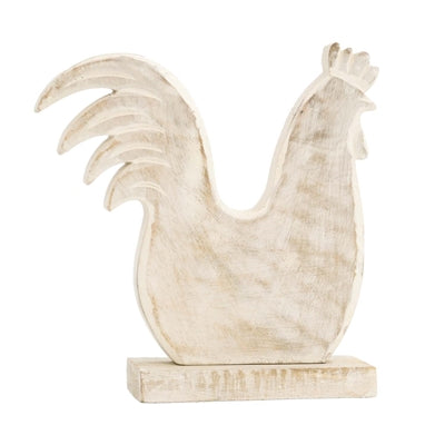 Wood Hen On Stand