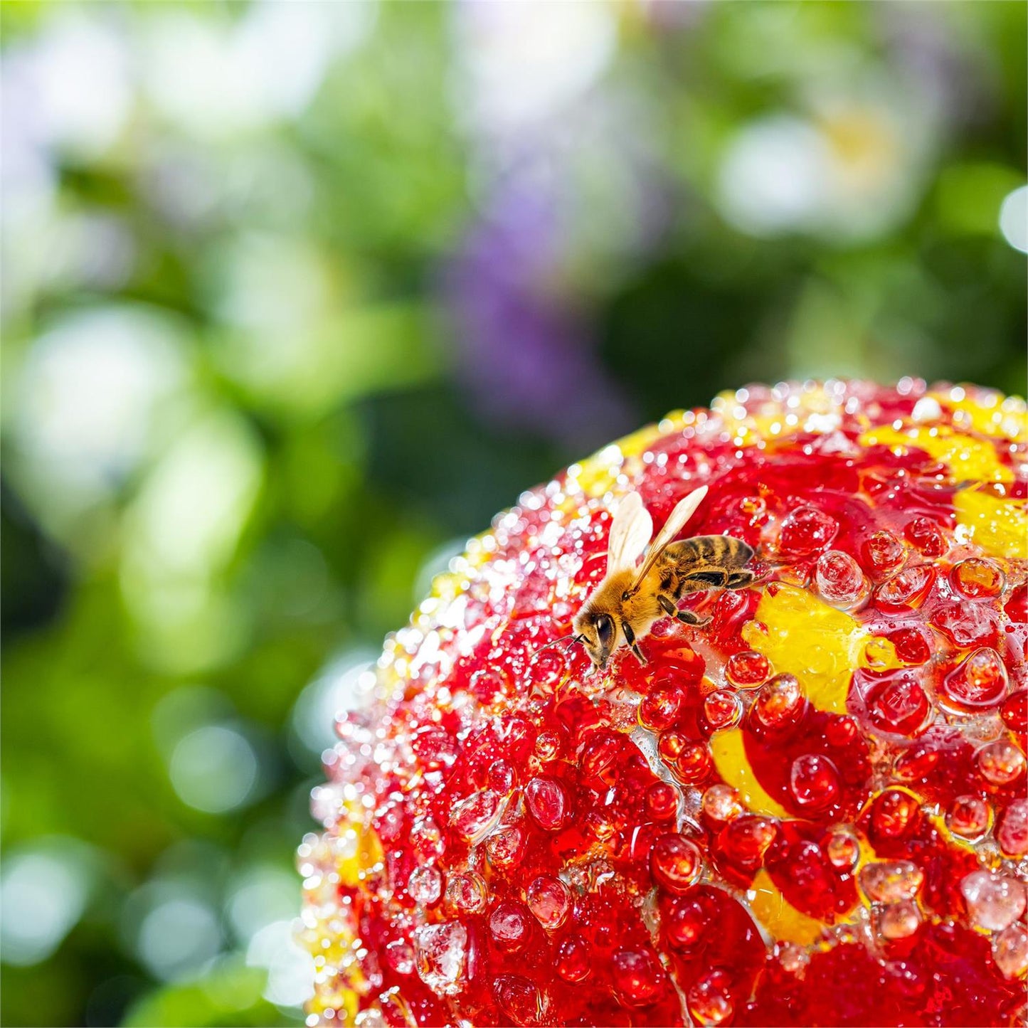 Pollinator Glass Garden Ball
