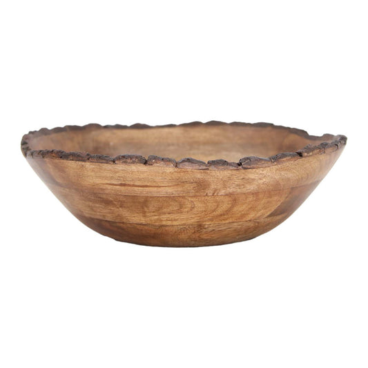 Live Edge Mango Wood Fruit Bowl