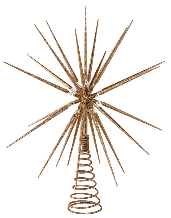 Gold Starburst Tree Topper