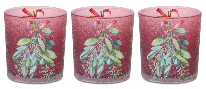 Crimson Berry Votive Holders