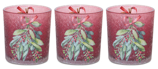 Crimson Berry Votive Holders