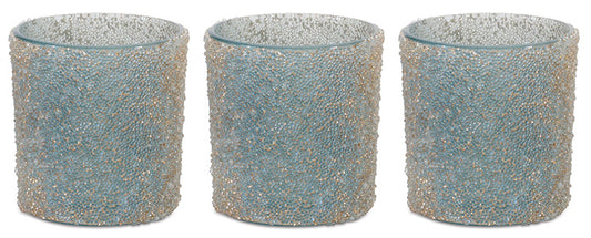 Frozen Patina Votive Holder