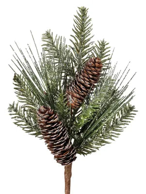 Holiday Pine/Hemlock Cone Floral Pick