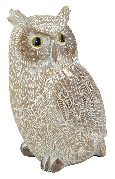 Carved Owl Figure