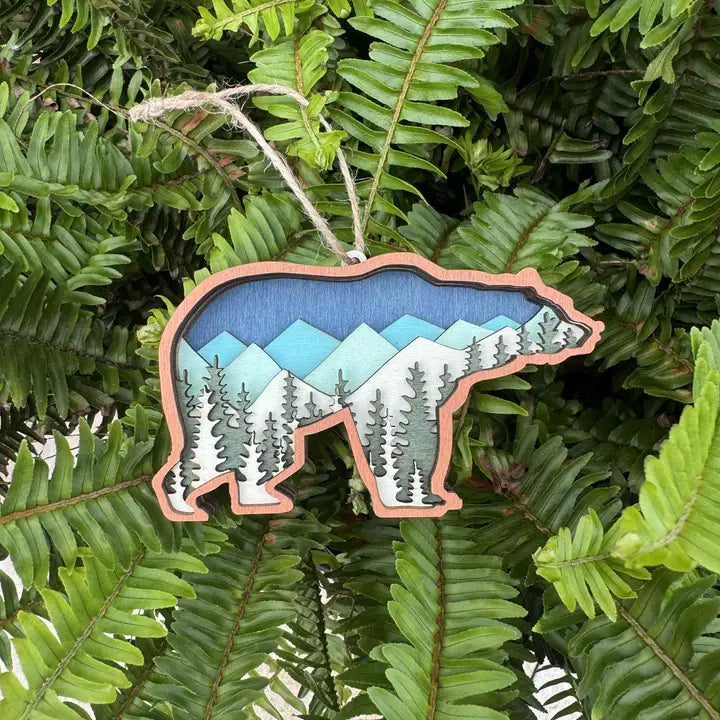 3D Layered Wood Ornaments