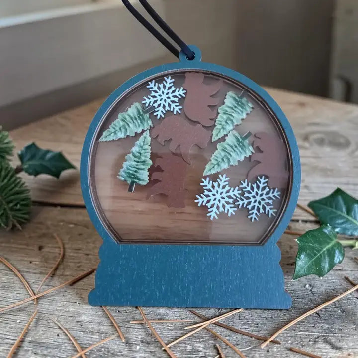 3D Layered Wood Ornaments