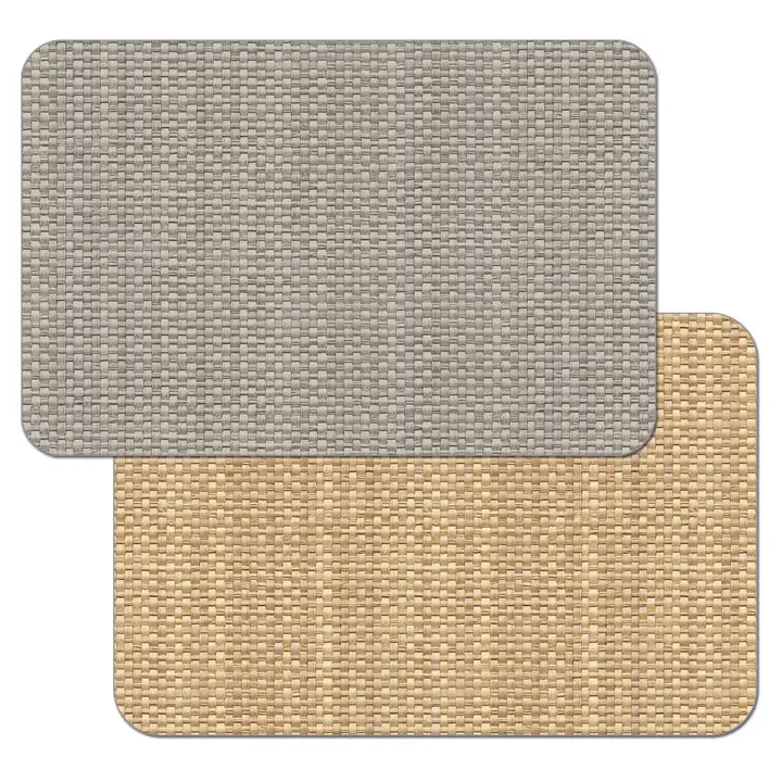 Decorative Reversible Rectangular Plastic Placemats