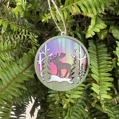 3D Layered Wood Ornaments