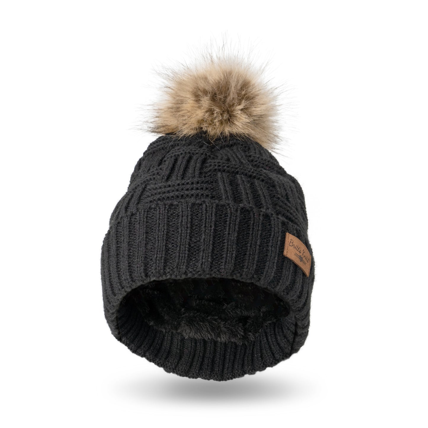 Britt's Knits Original Pom Hat